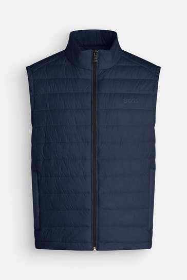 BOSS Steppweste 'Calano' navy