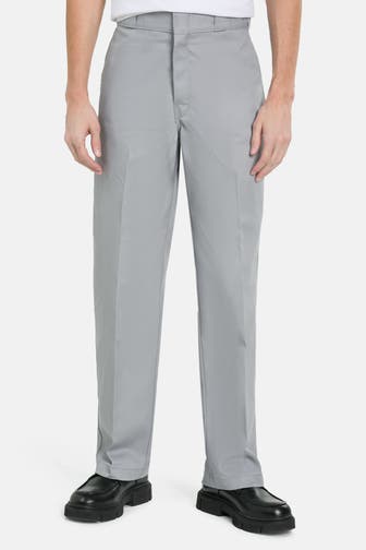 DICKIES Stoffhose hellgrau