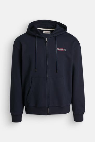 GUESS Sweatjacke nachtblau