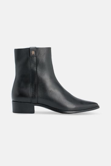 TOMMY HILFIGER Ankle Boots schwarz