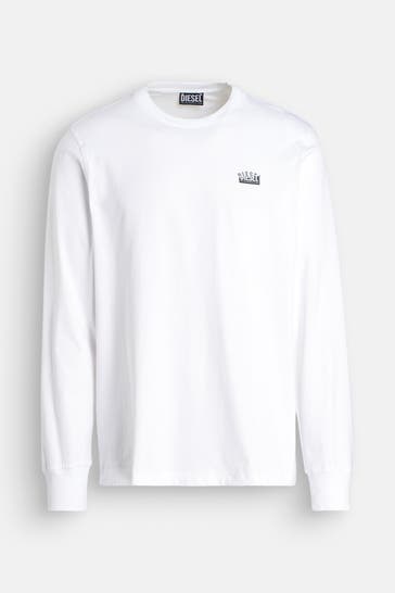 DIESEL Longsleeve weiß