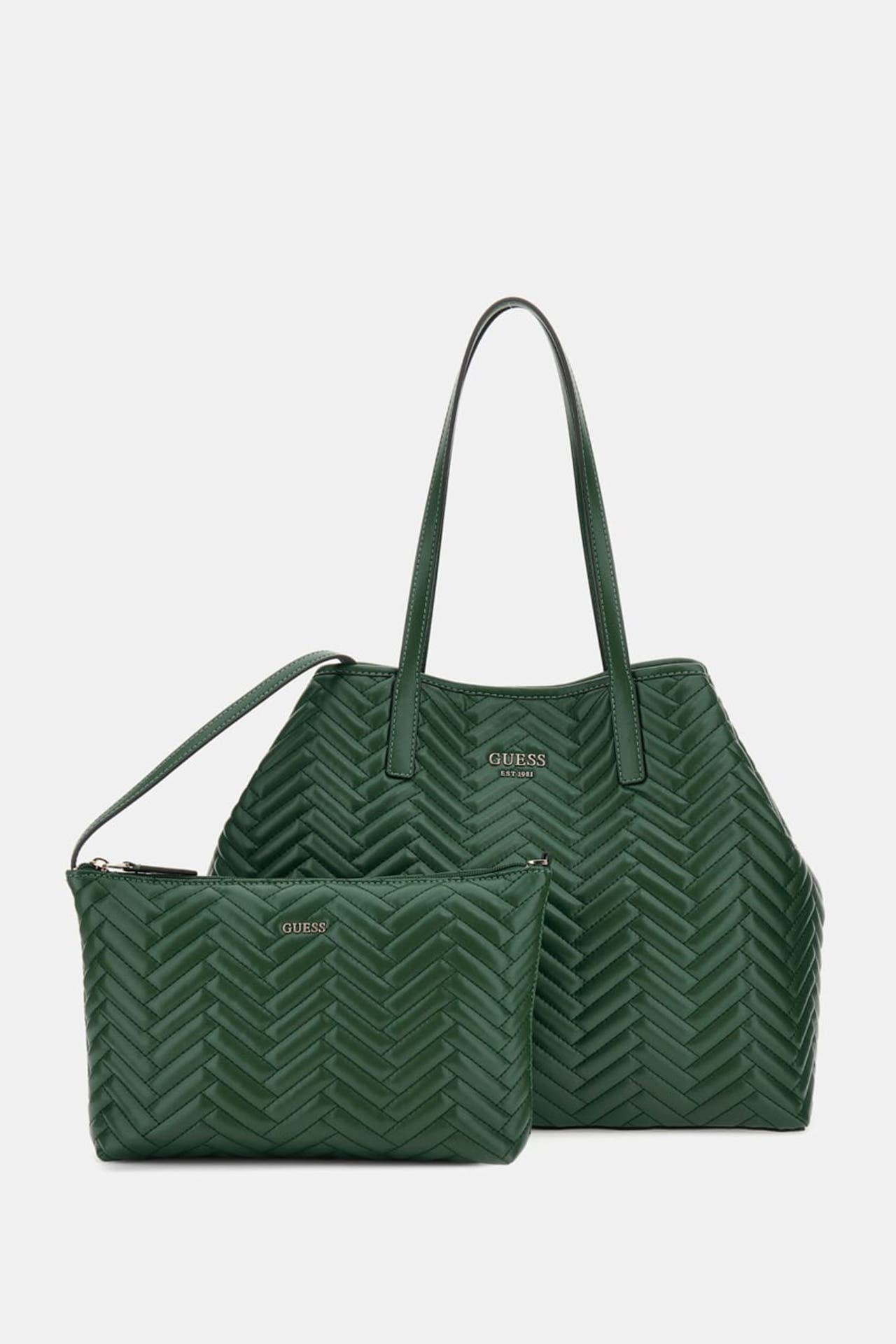 GUESS 2 in 1 Shopper 'Vikky' tannengrün, Bild 1