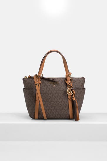 MICHAEL MICHAEL KORS Mini-Shopper 'Sullivan' braun gemustert