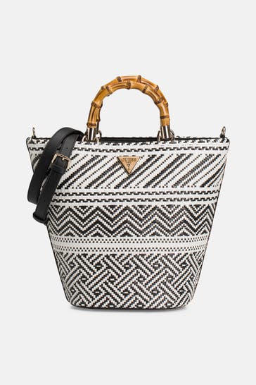 GUESS Handtasche 'Happyland' gemustert