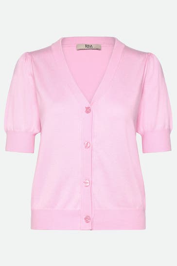 RM BY ROSEMUNDE Strickjacke 'Sandra' rosa