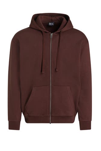 DIESEL Sweatjacke braun