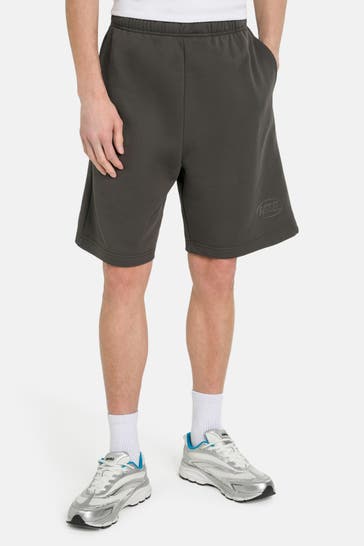 DIESEL Sweatshorts dunkelgrau