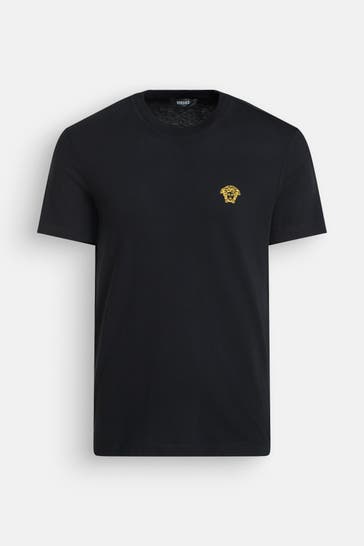VERSACE T-Shirt schwarz