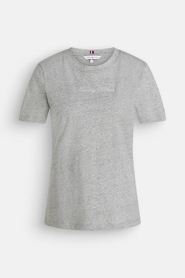 TOMMY HILFIGER T-Shirt dunkelgrau