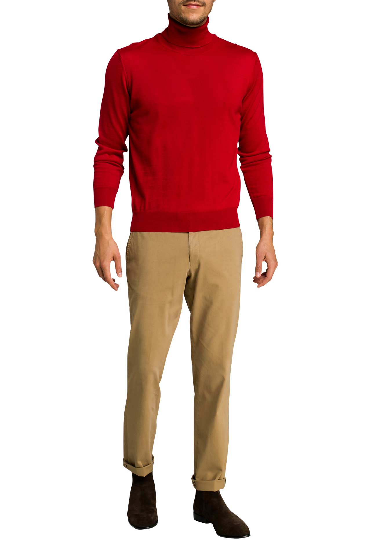 HECHTER Paris Rollkragenpullover rot, Bild 1