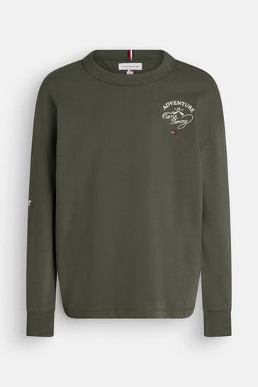 TOMMY HILFIGER Sweatshirt oliv