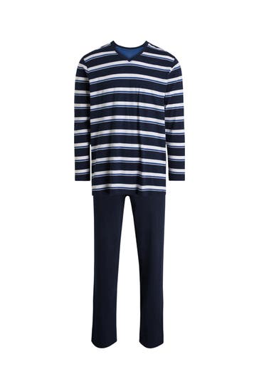 BUGATTI Pyjama gestreift