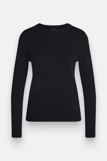 COMMA, Strickpullover schwarz