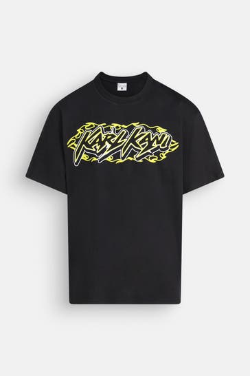 KARL KANI T-Shirt 'Signature Kani Heat' schwarz