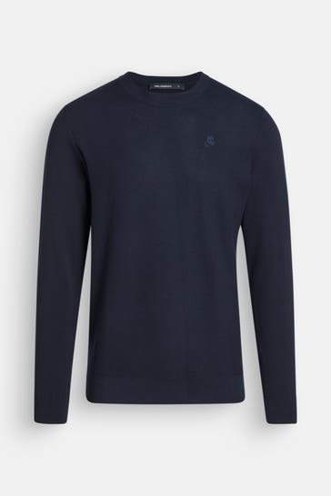 KARL LAGERFELD Strickpullover navy