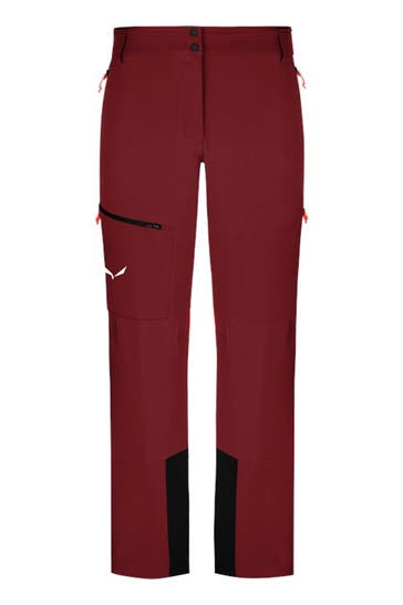 SALEWA Skihose 'Sella' dunkelrot