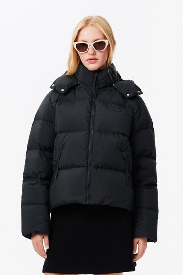 LACOSTE Daunenjacke schwarz