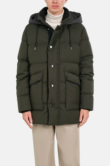 HANDSTICH Steppjacke 'Ruan' tannengrün