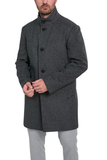 JOOP! Wollmix-Mantel 'Mariso' dunkelgrau