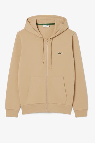 LACOSTE Sweatjacke hellbraun
