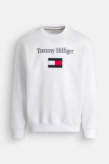 TOMMY HILFIGER Sweatshirt weiß