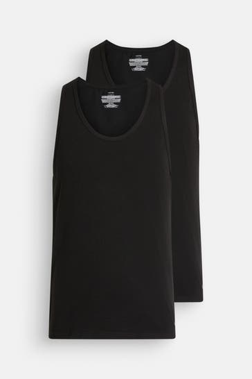 CK UNDERWEAR 2er-Pack Tank Top schwarz