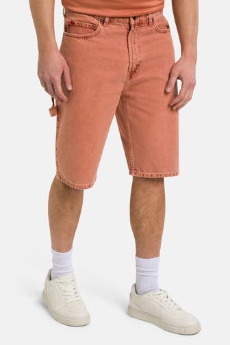 HUGO Jeansshorts '453' dunkelorange