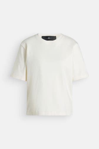 7 FOR ALL MANKIND T-Shirt offwhite
