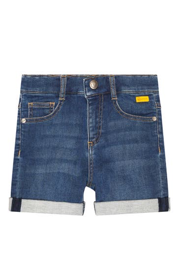 STEIFF Jeansshorts dunkelblau