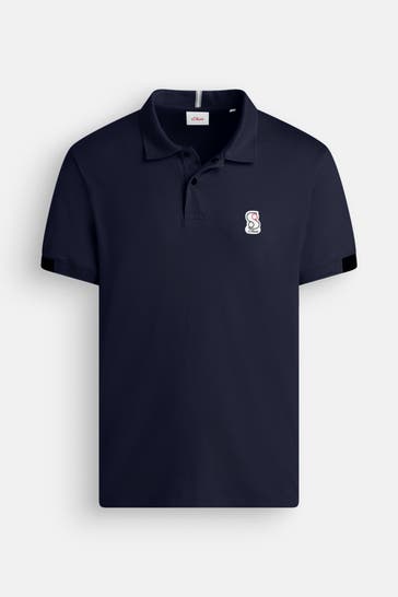 S.OLIVER Polo-Shirt nachtblau