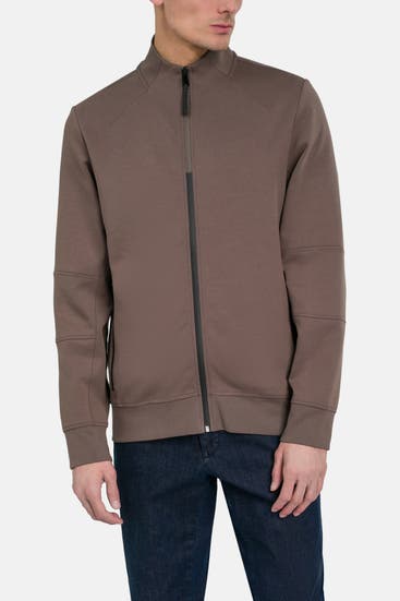 BRAX - Sweatjacke taupe