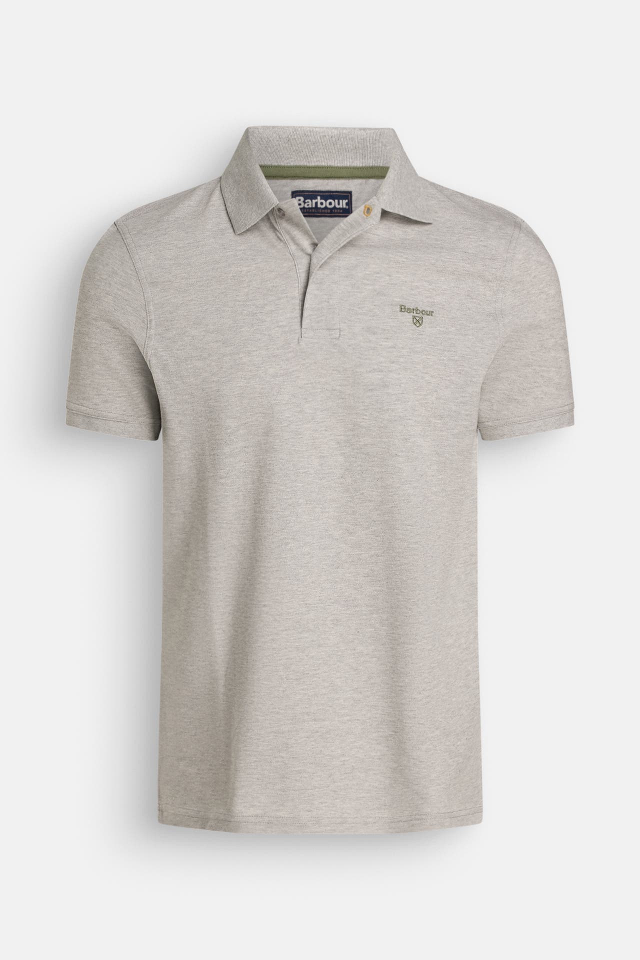 BARBOUR Polo-Shirt grau, Bild 1