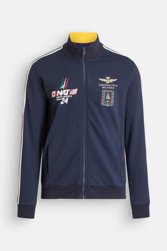 AERONAUTICA MILITARE Sweatjacke dunkelblau