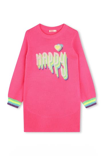 BILLIEBLUSH Strickkleid neonpink