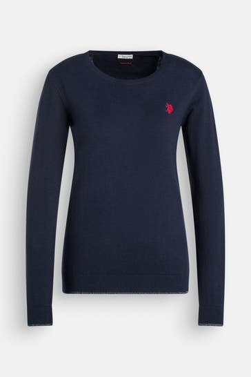 U.S. POLO ASSN. Strickpullover 'Pam' navy