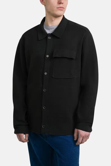 BOSS Overshirt schwarz