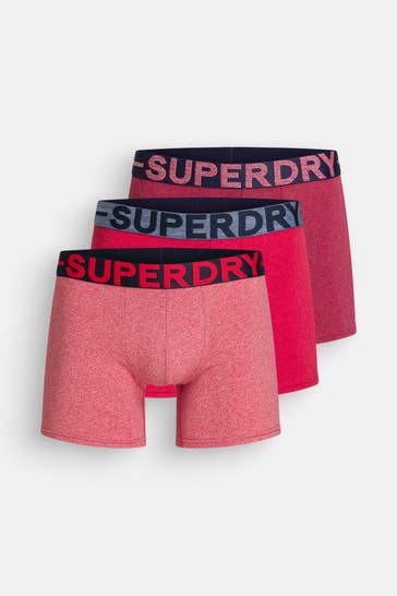 SUPERDRY 3er-Pack Boxer Trunks mehrfarbig