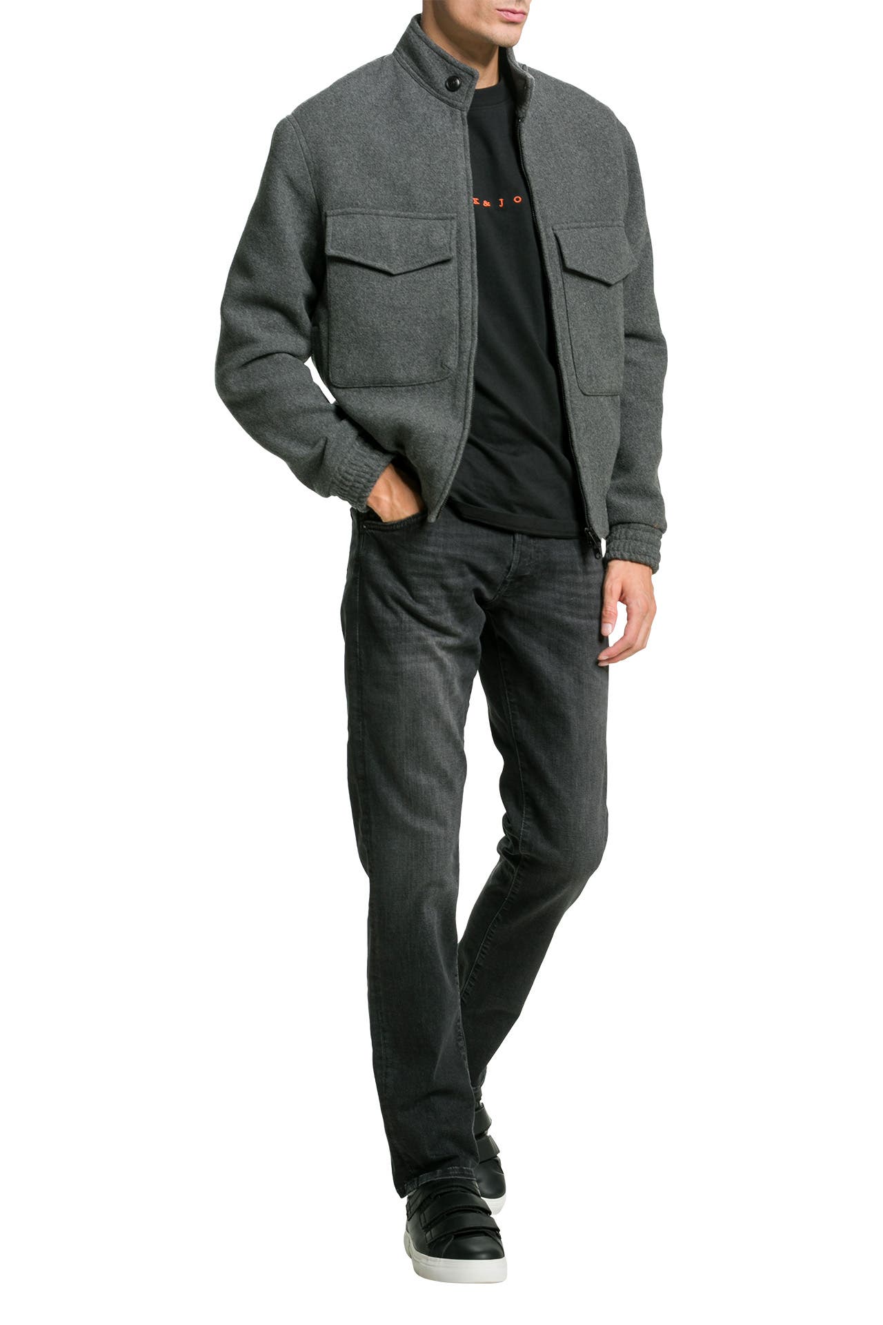 JACK & JONES Jeans 'Glenn' dunkelgrau, Bild 1