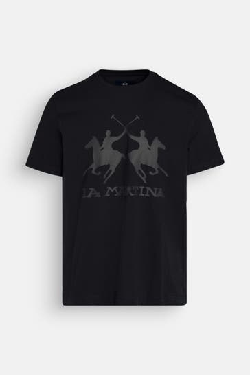 LA MARTINA T-Shirt schwarz
