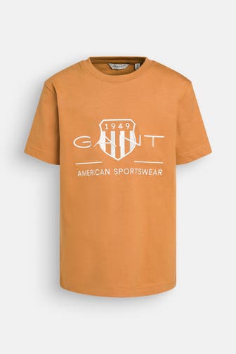 GANT T-Shirt hellbraun