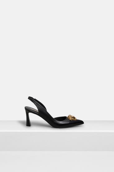 VERSACE - Sling-Pumps schwarz