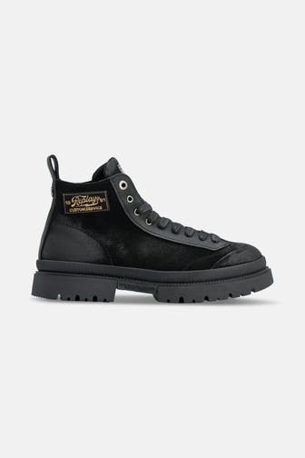 REPLAY Schnürstiefel schwarz