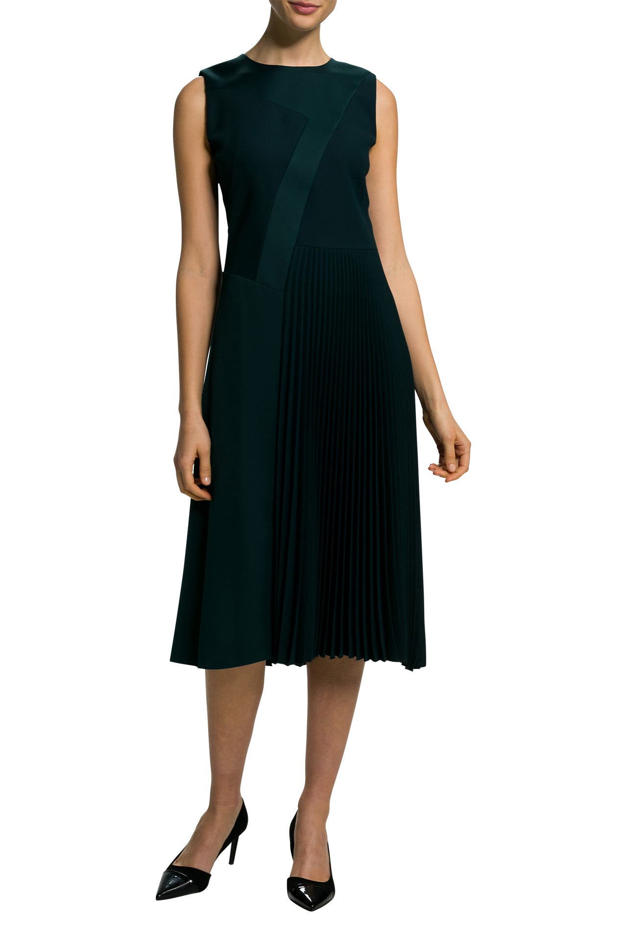 BOSS Kleid Dionia dunkelgrun gunstig online kaufen Outletcity