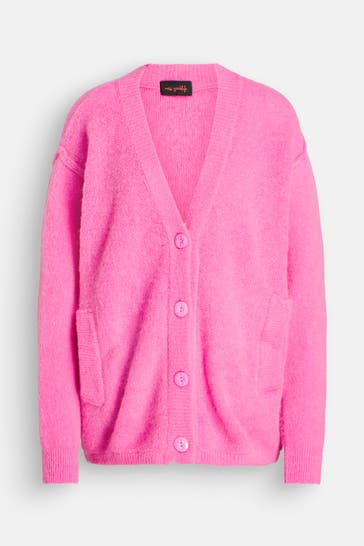 MISS GOODLIFE Wollmix-Strickjacke pink