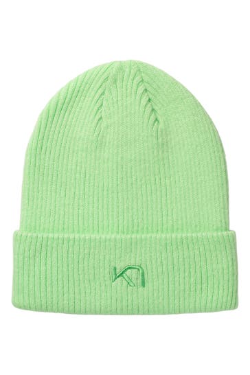 KARI TRAA Strickmütze 'Astrid' hellgrün