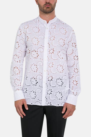 BALDESSARINI Casual-Bluse weiß