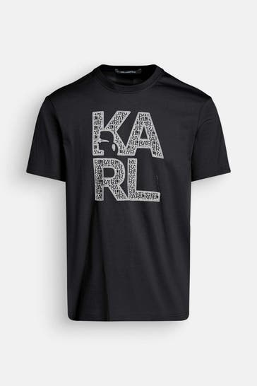 KARL LAGERFELD T-Shirt schwarz