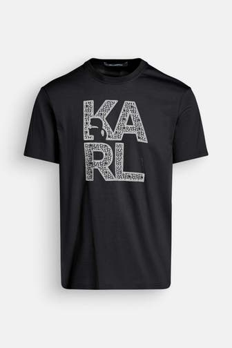KARL LAGERFELD T-Shirt schwarz