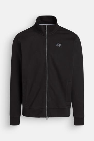 LA MARTINA Sweatjacke schwarz