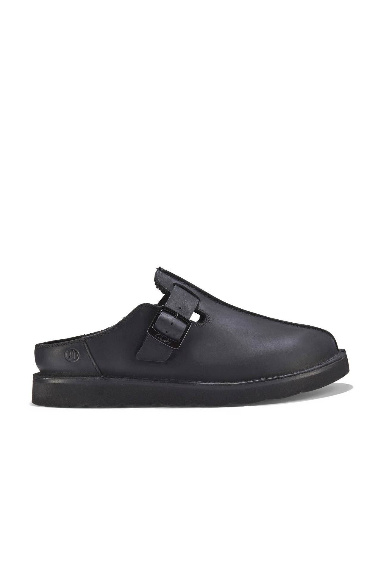 CLARKS Leder-Slides 'Solsbury' schwarz, Bild 1